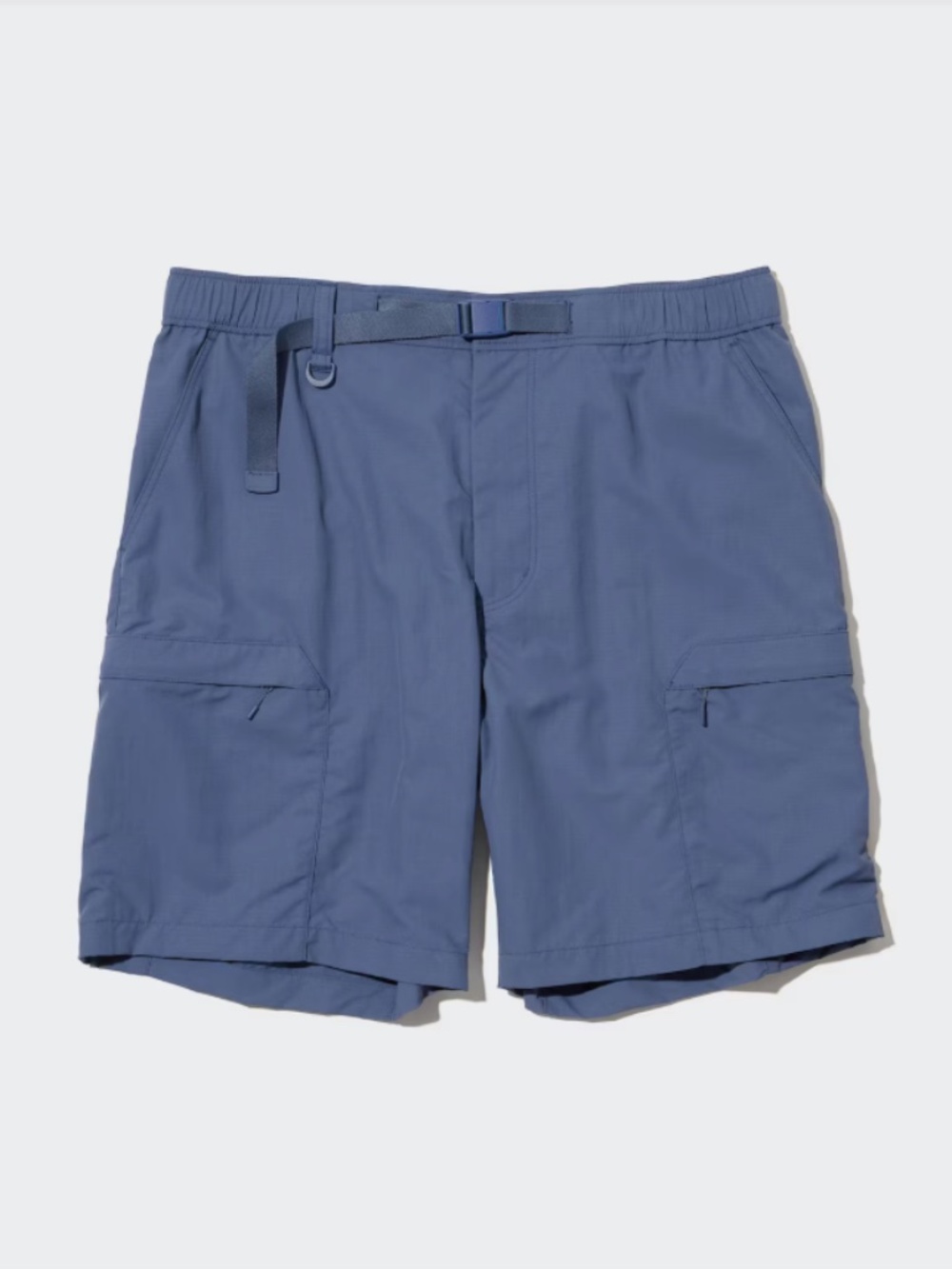 NWT UNIQLO GEARED UTILITY SHORTS (8") UNISEX BLUE - S